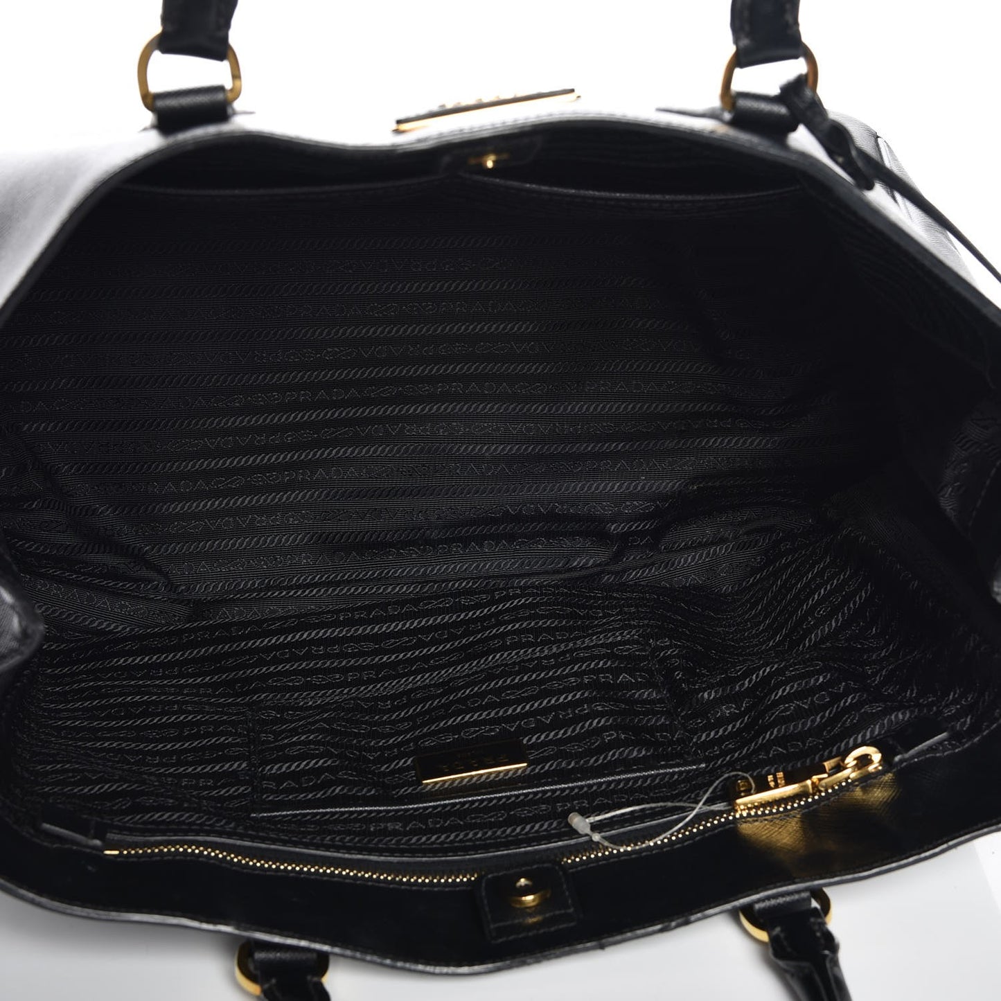 Saffiano Lux Large Tote Nero Black