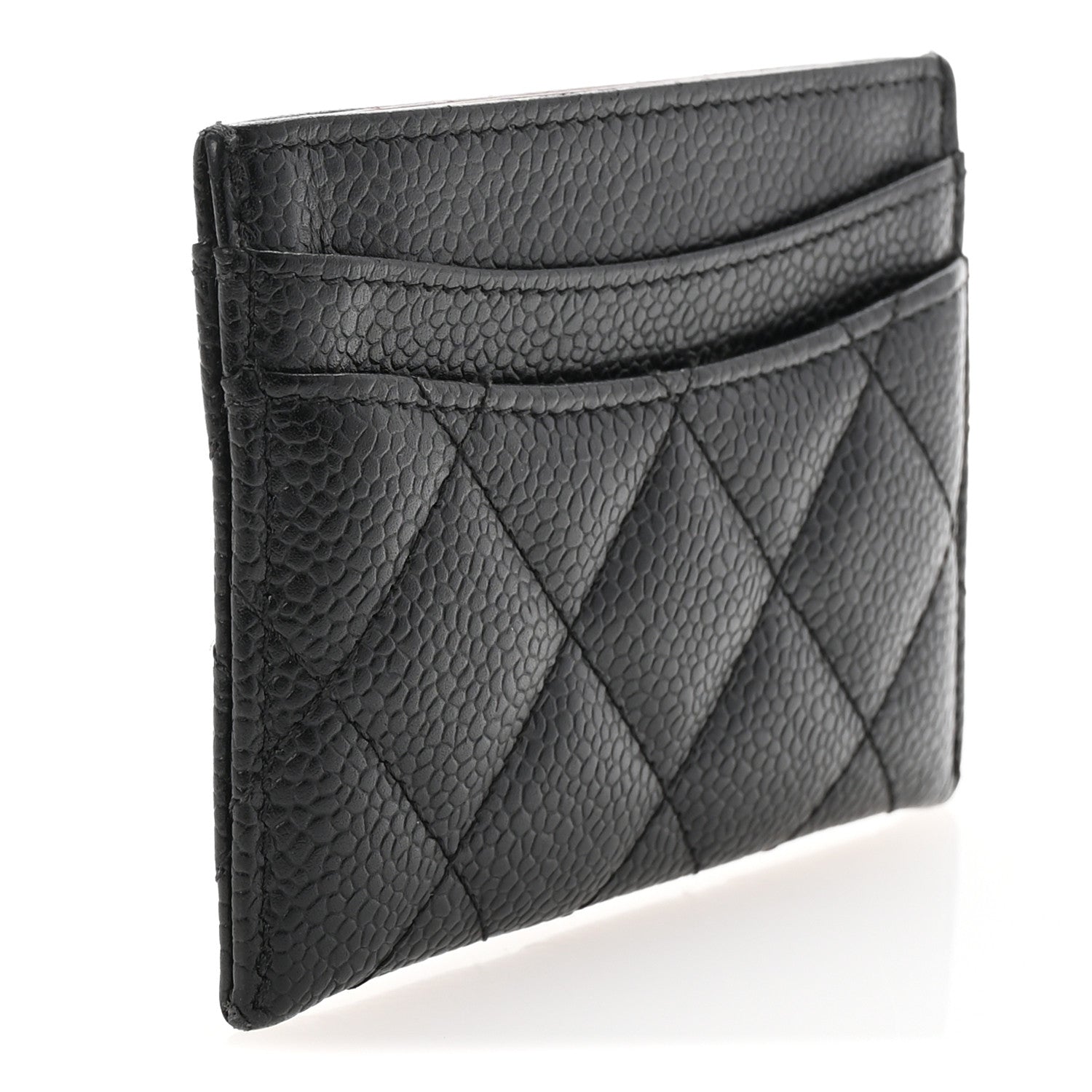 Chanel Caviar Quilted Card Holder Black 3 of 8