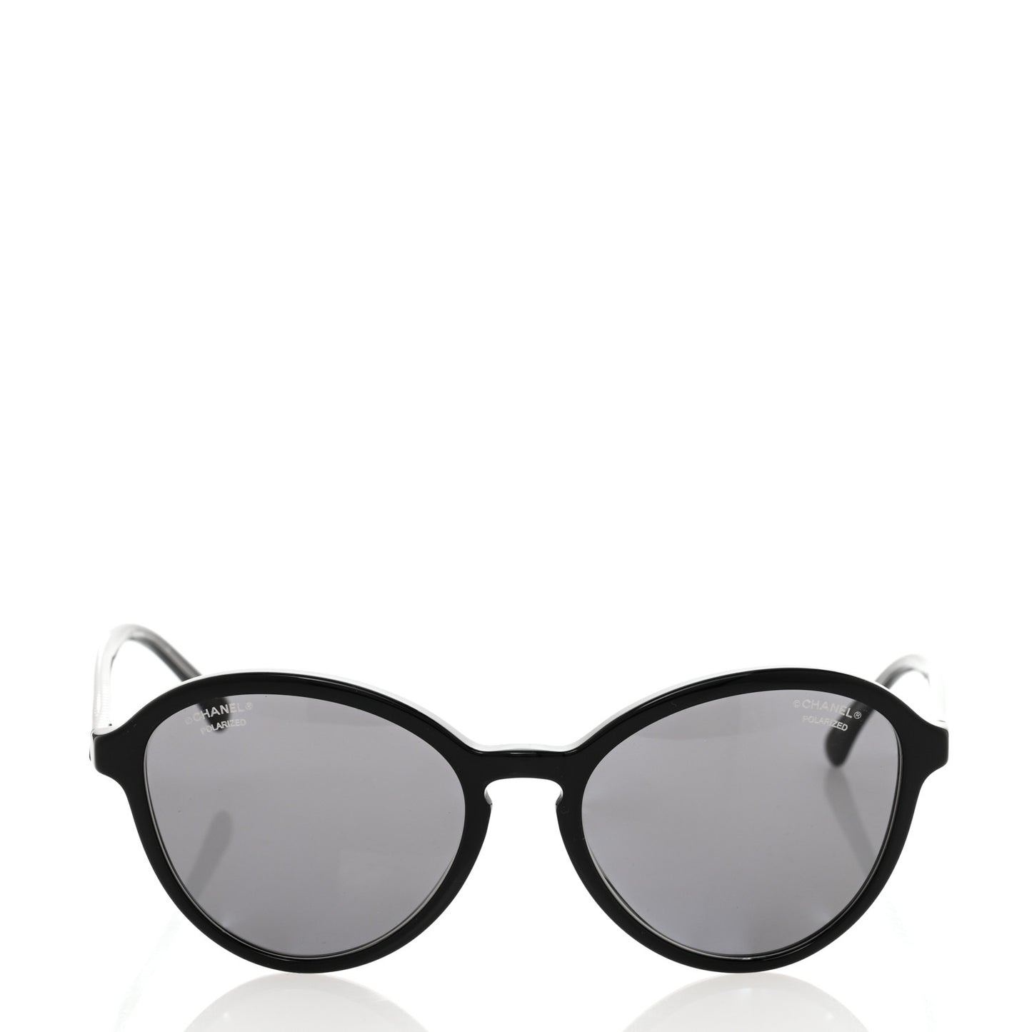 Acetate Round Sunglasses 5403 Black