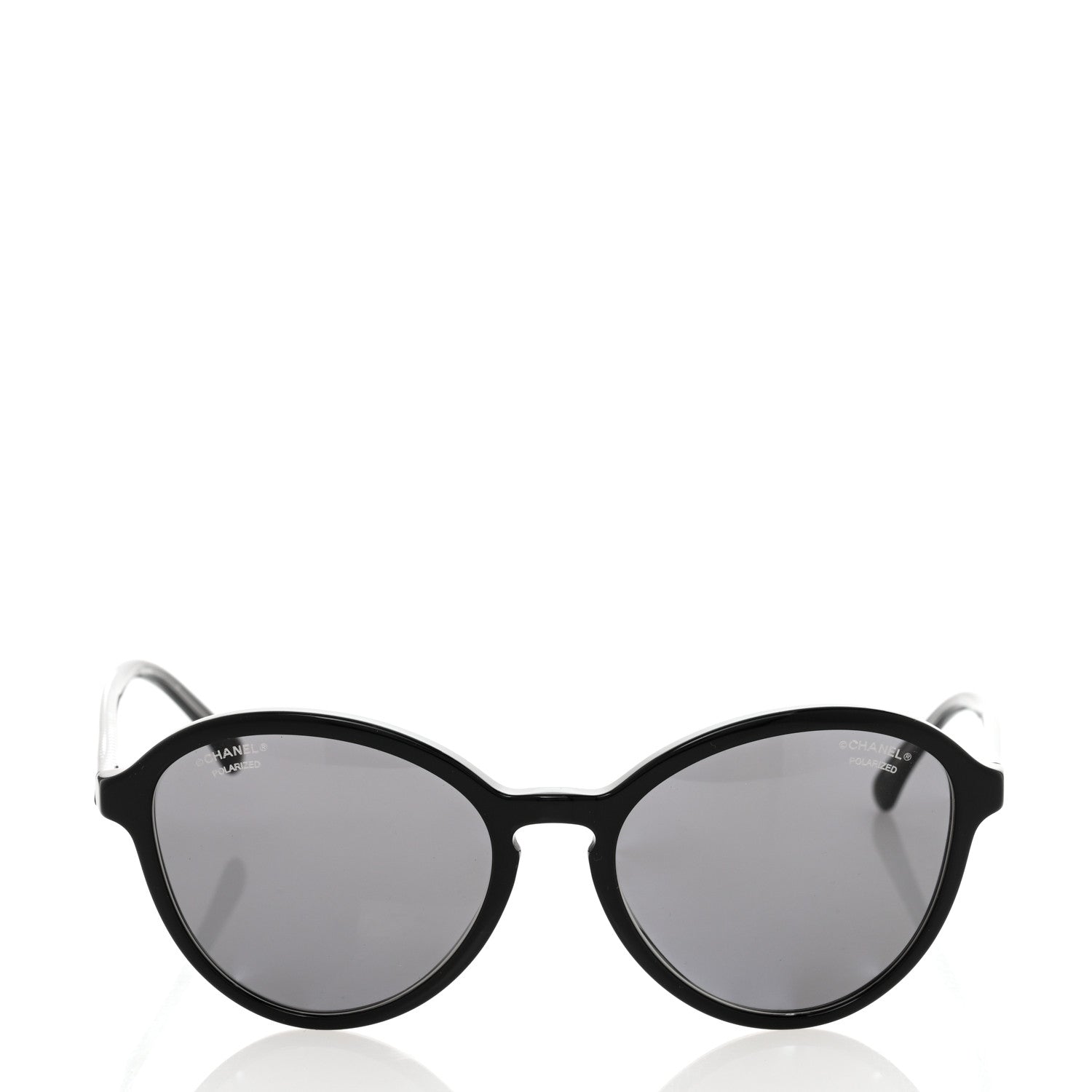 Chanel Acetate Round Sunglasses 5403 Black 2 of 7