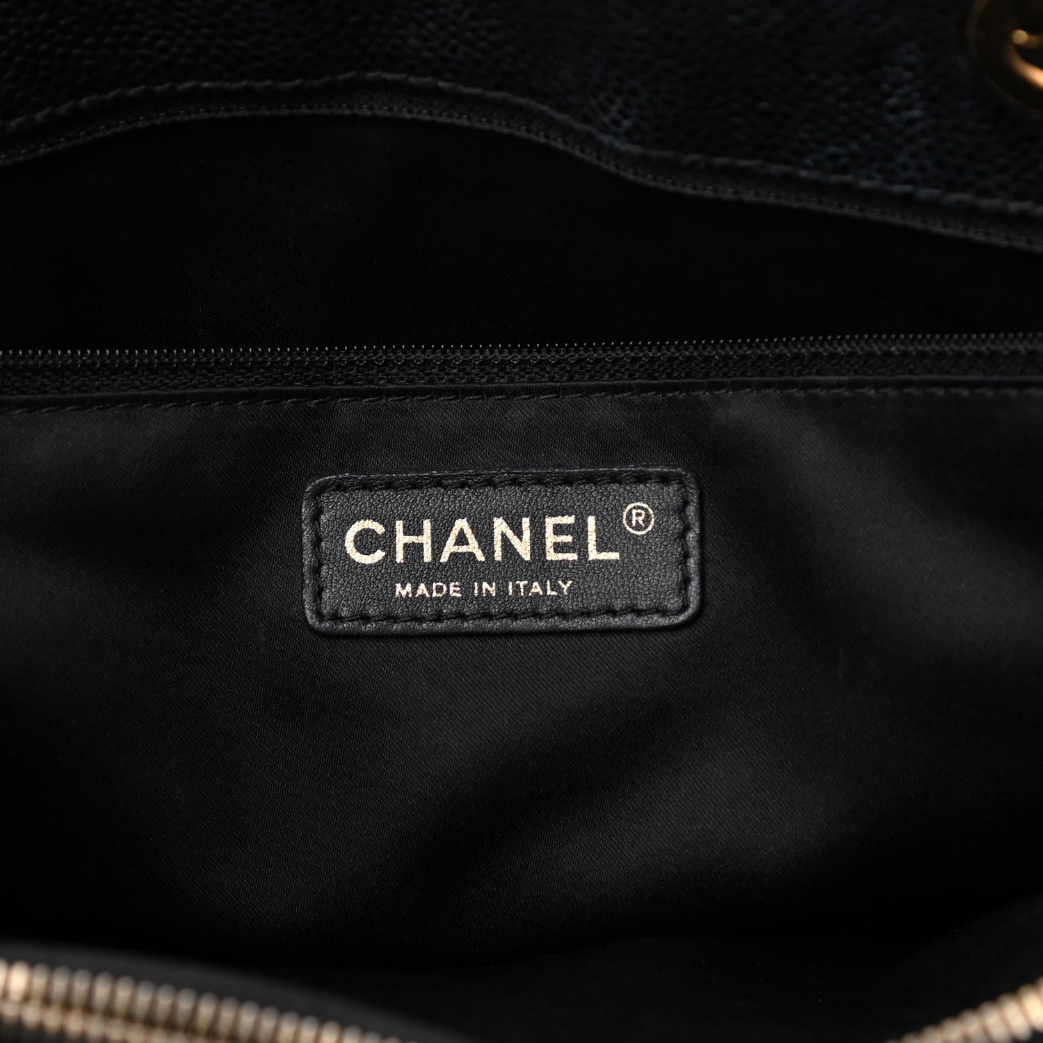 Chanel Caviar Quilted Grand Shopping Tote GST Black 5 of 14