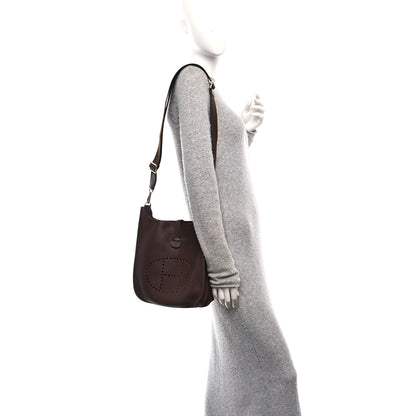 Hermes Taurillon Clemence Evelyne III PM Bordeaux 2 of 11