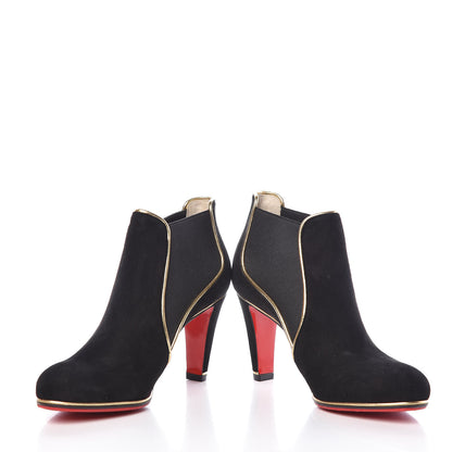 Christian Louboutin Veau Velours Loulouboot 85 Ankle Boots 37.5 Black 5 of 10