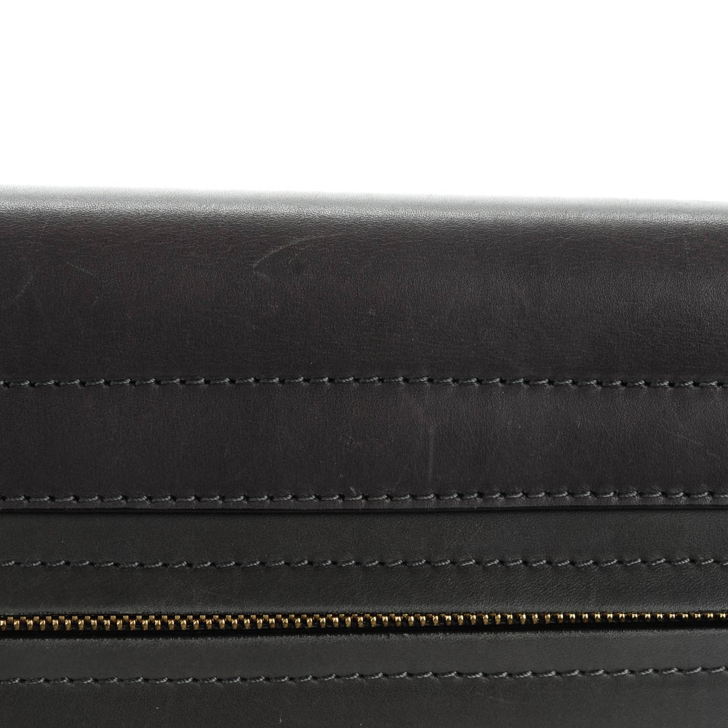 Smooth Calfskin Suede Medium Trapeze Grey