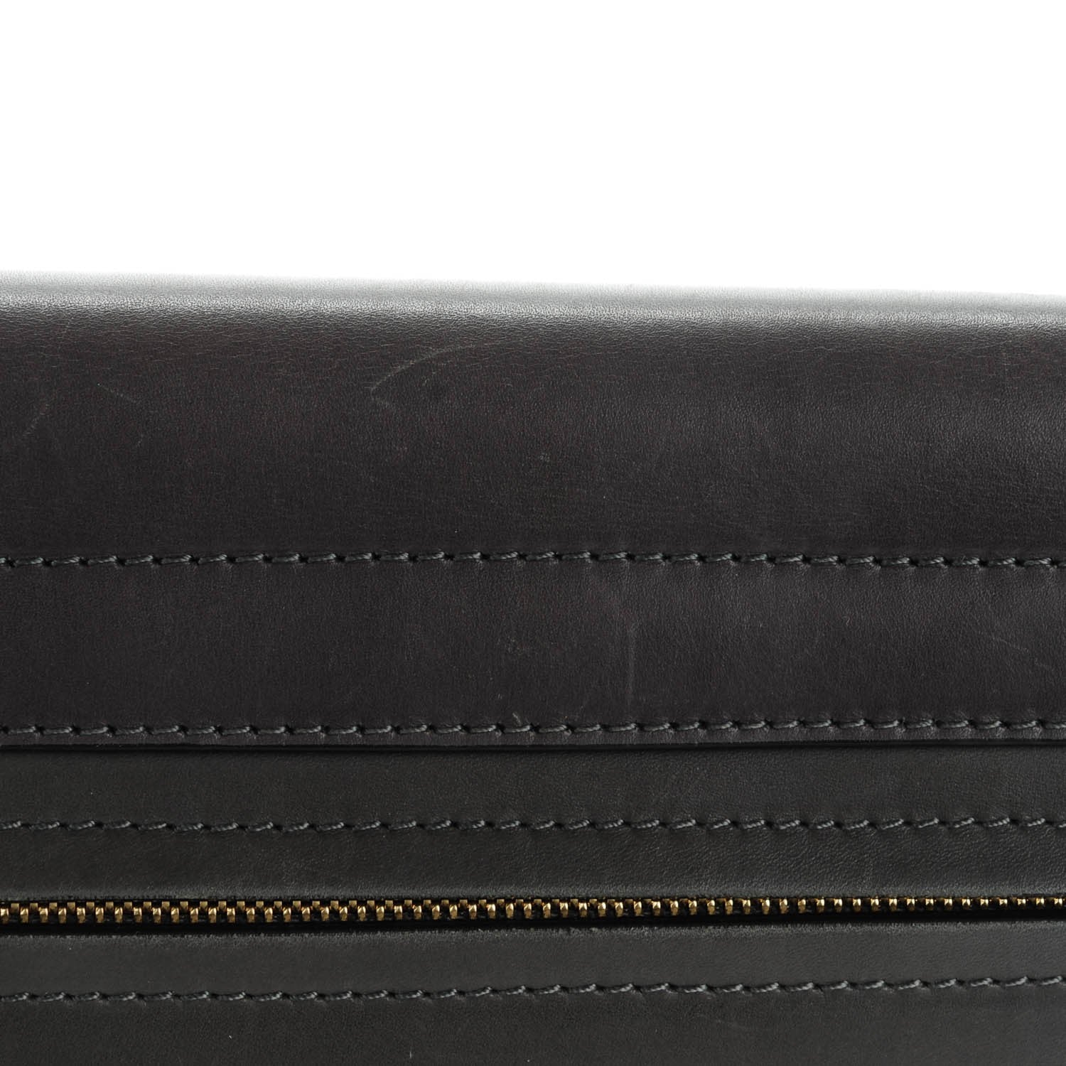 Celine Smooth Calfskin Suede Medium Trapeze Grey 8 of 10