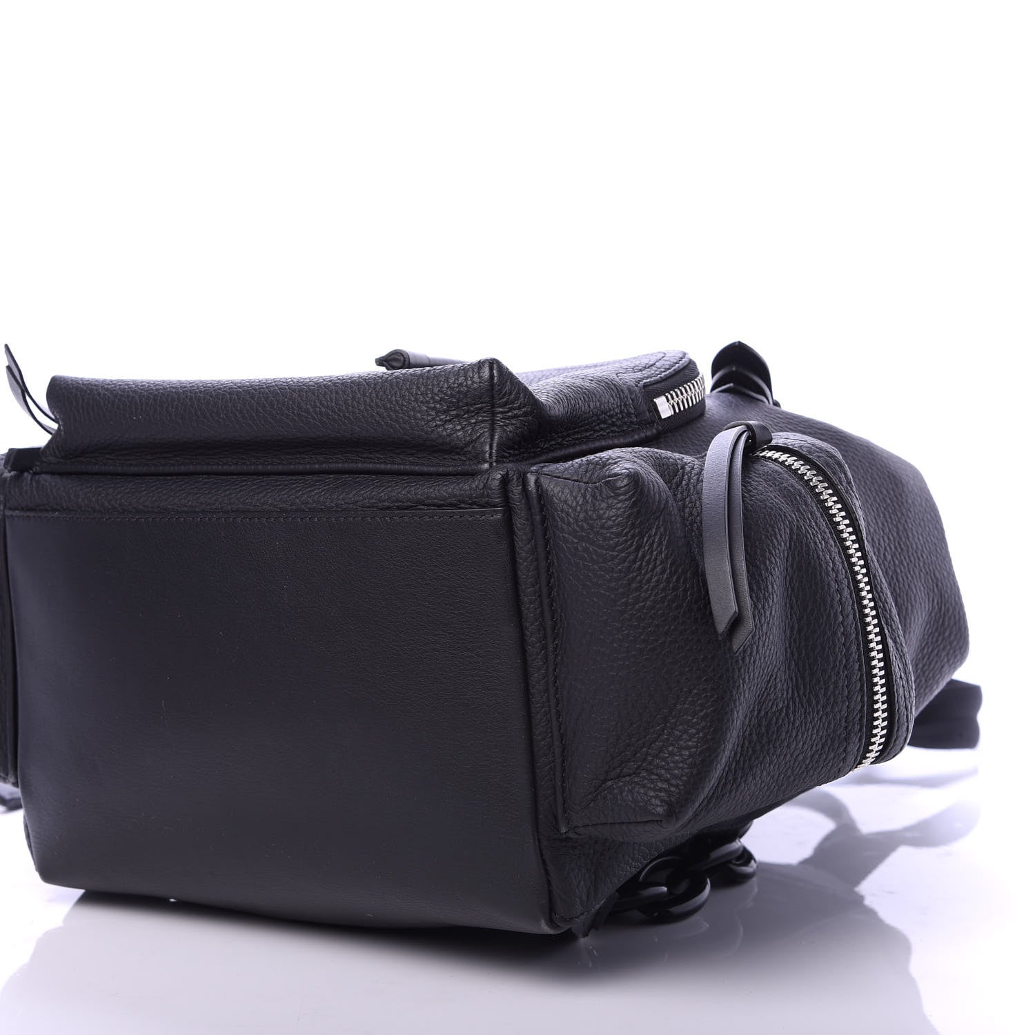 Burberry Deerskin Medium Rucksack Backpack Black 6 of 9