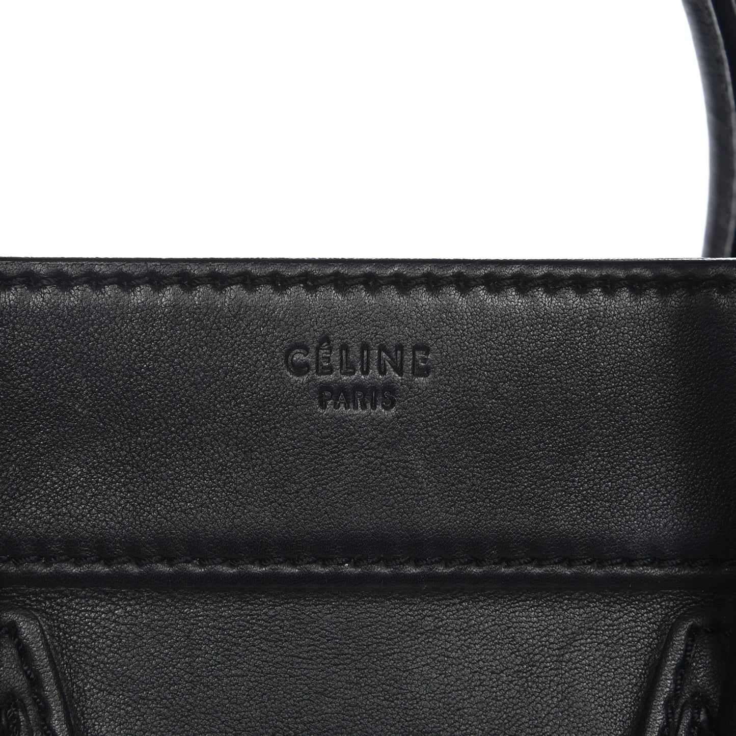 Smooth Calfskin Medium Phantom Luggage Black