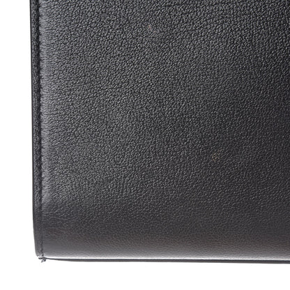 Saint Laurent Calfskin Monogram Large Belle De Jour Clutch Black 10 of 10