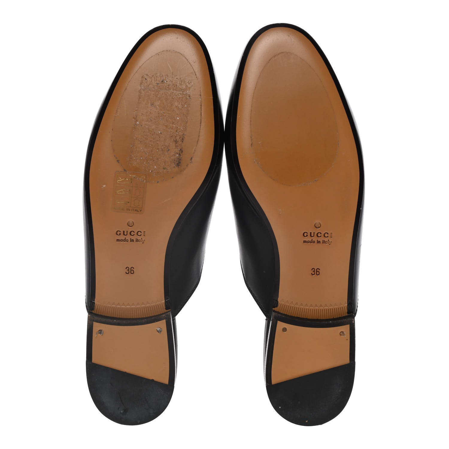 Gucci Calfskin Womens Princetown Slippers 36 Black 7 of 15