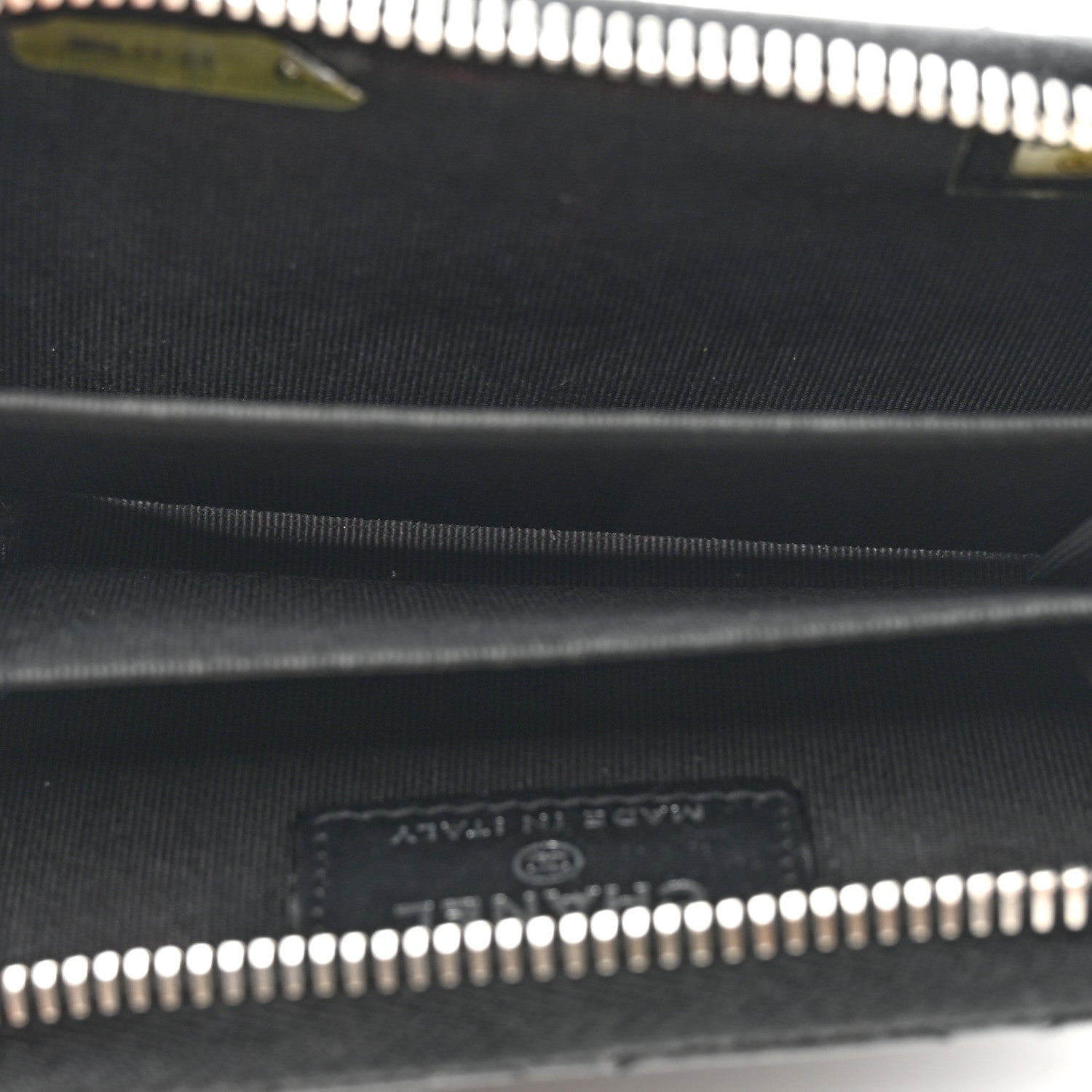 Chanel Caviar Quilted Zip Coin Purse Black 5 of 12