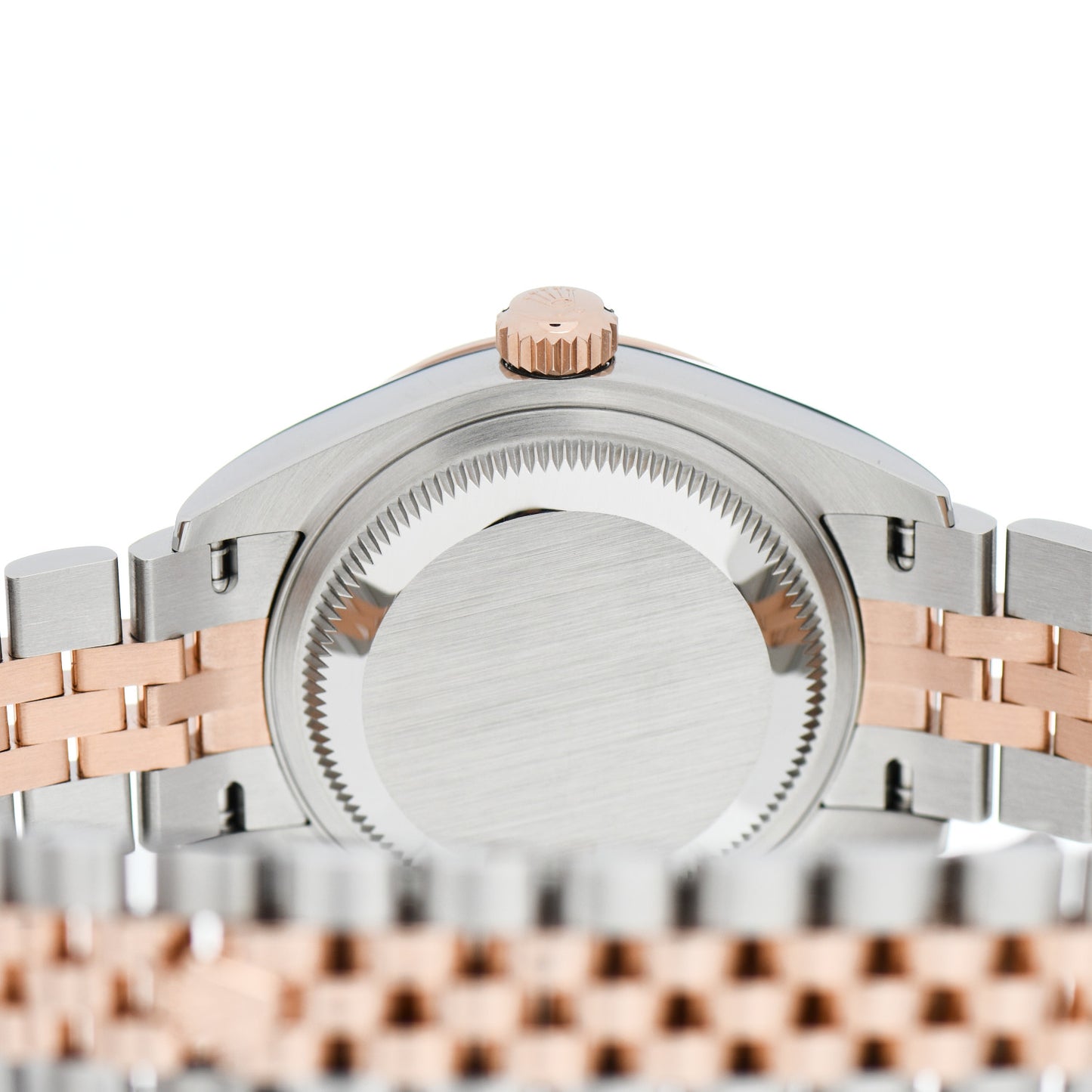 Stainless Steel 18K Everose Gold Diamond Mother of Pearl 28mm Oyster Perpetual Datejust Watch 279171
