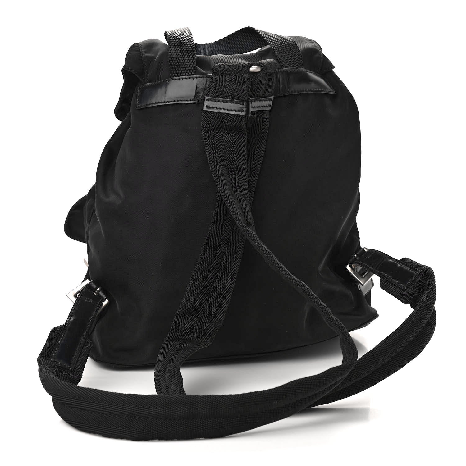 Prada Tessuto Nylon Vela Small Backpack Black 3 of 9