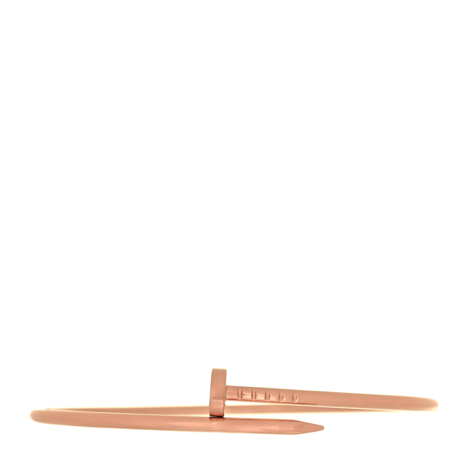 Cartier 18K Pink Gold Small Juste Un Clou Bracelet 18 1 of 5