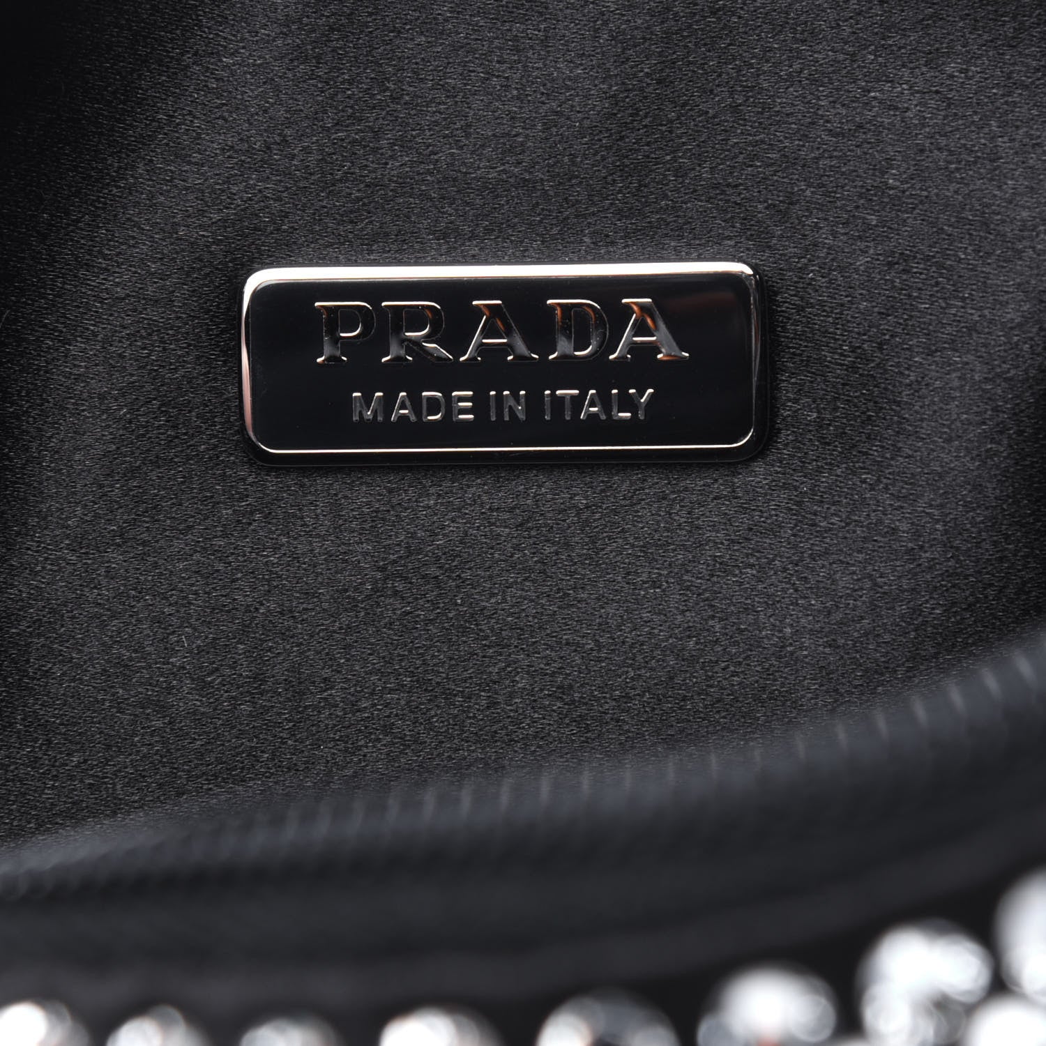 Prada Satin Crystal Mini Re-Edition 2000 Bag Cristal 6 of 12