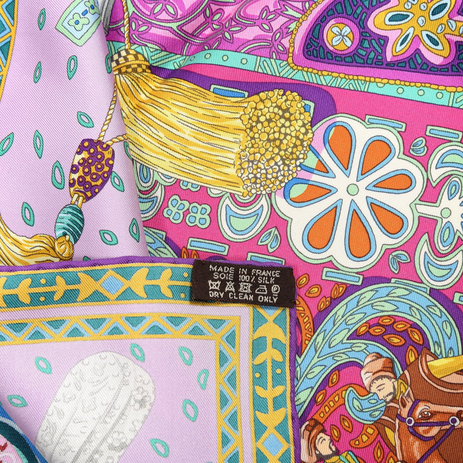Hermes Silk Cavaliers du Caucase Scarf 90 2 of 4