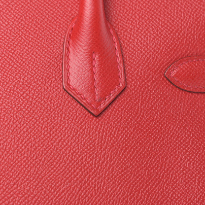 Hermes Epsom Birkin 30 Rouge Casaque 10 of 13