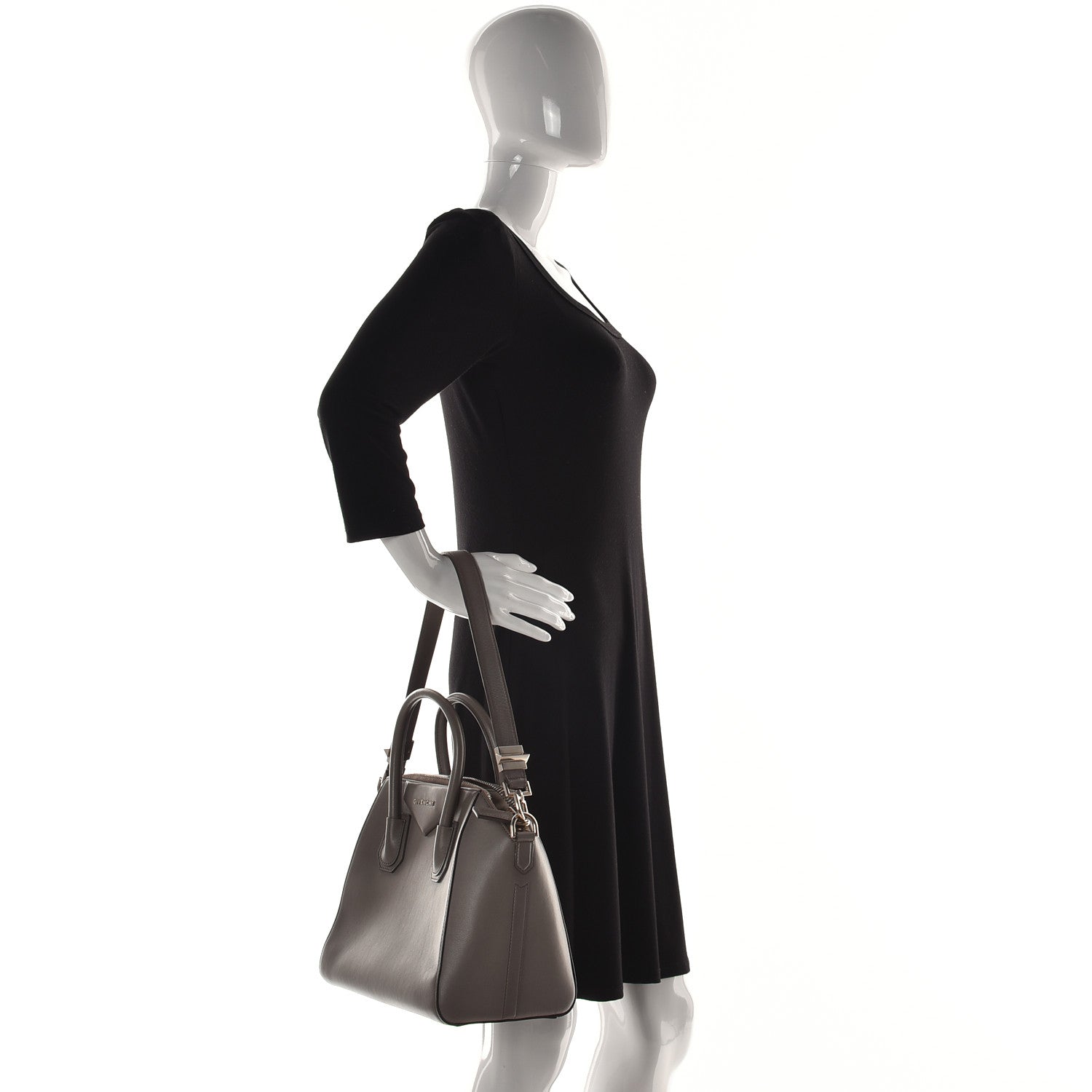 Givenchy Calfskin Small Antigona Grey 4 of 15