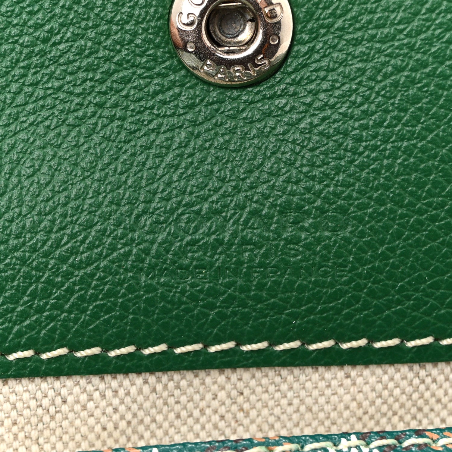 Goyard Goyardine Saint Louis GM Green 7 of 11