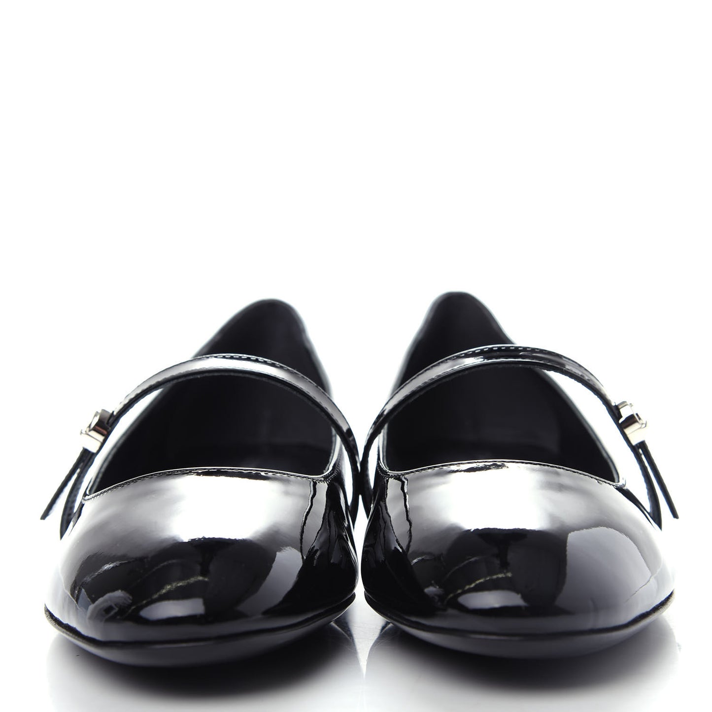 Patent Uniformes Ballet Flats 35 Black