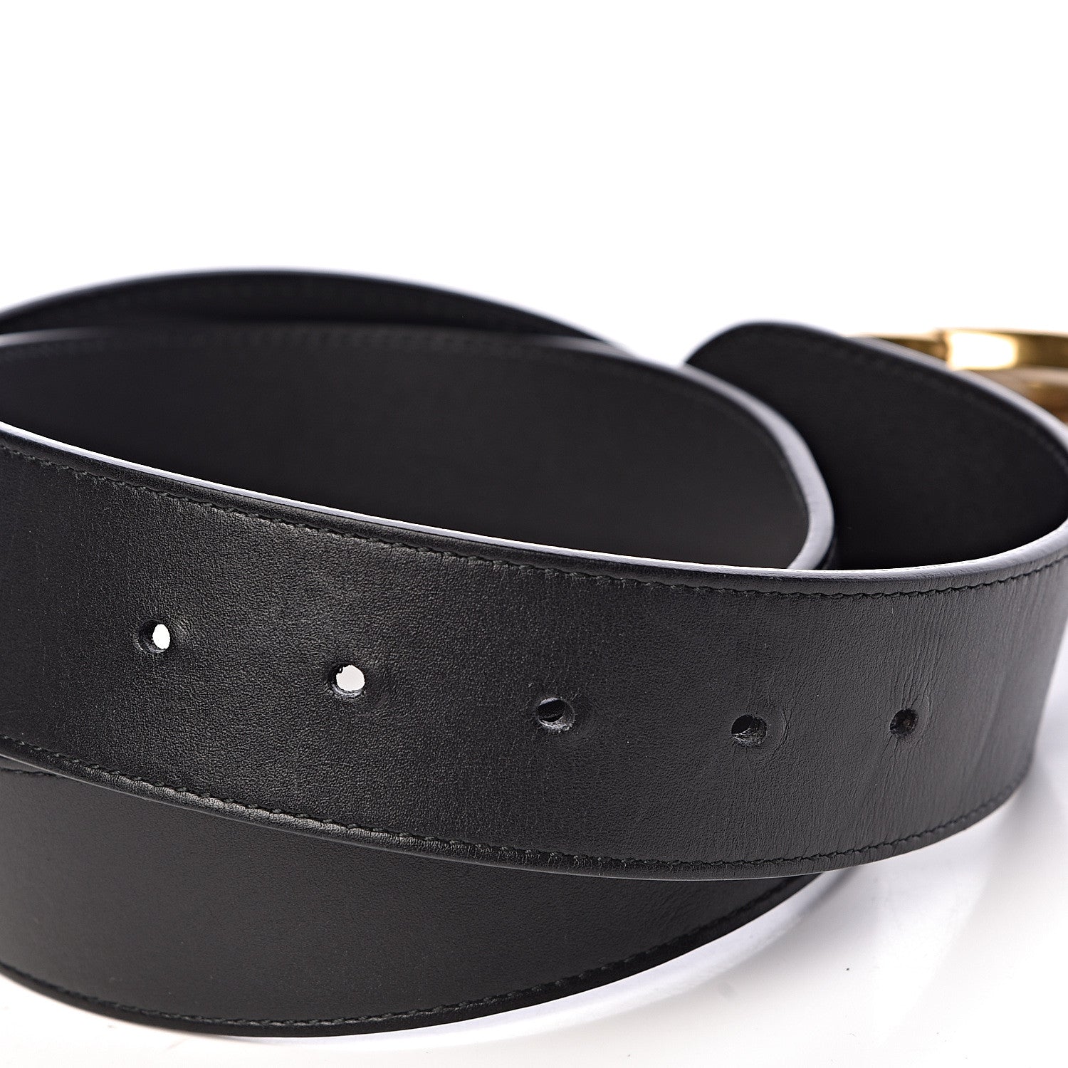 Gucci Calfskin Double G 40mm Belt 80 32 Black 4 of 7