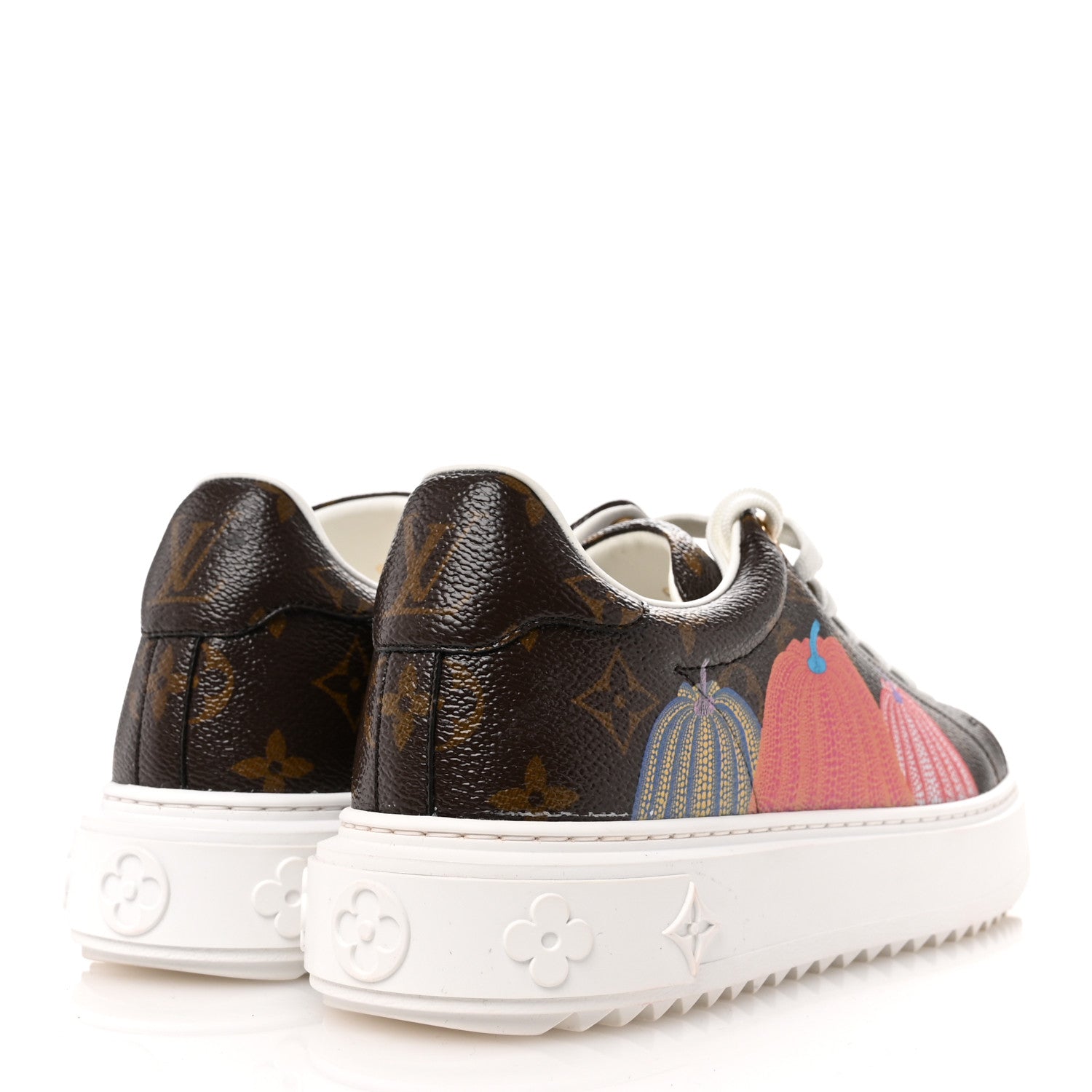 Louis Vuitton LV X YK Monogram Pumpkin Time Out Sneakers 39.5 5 of 10