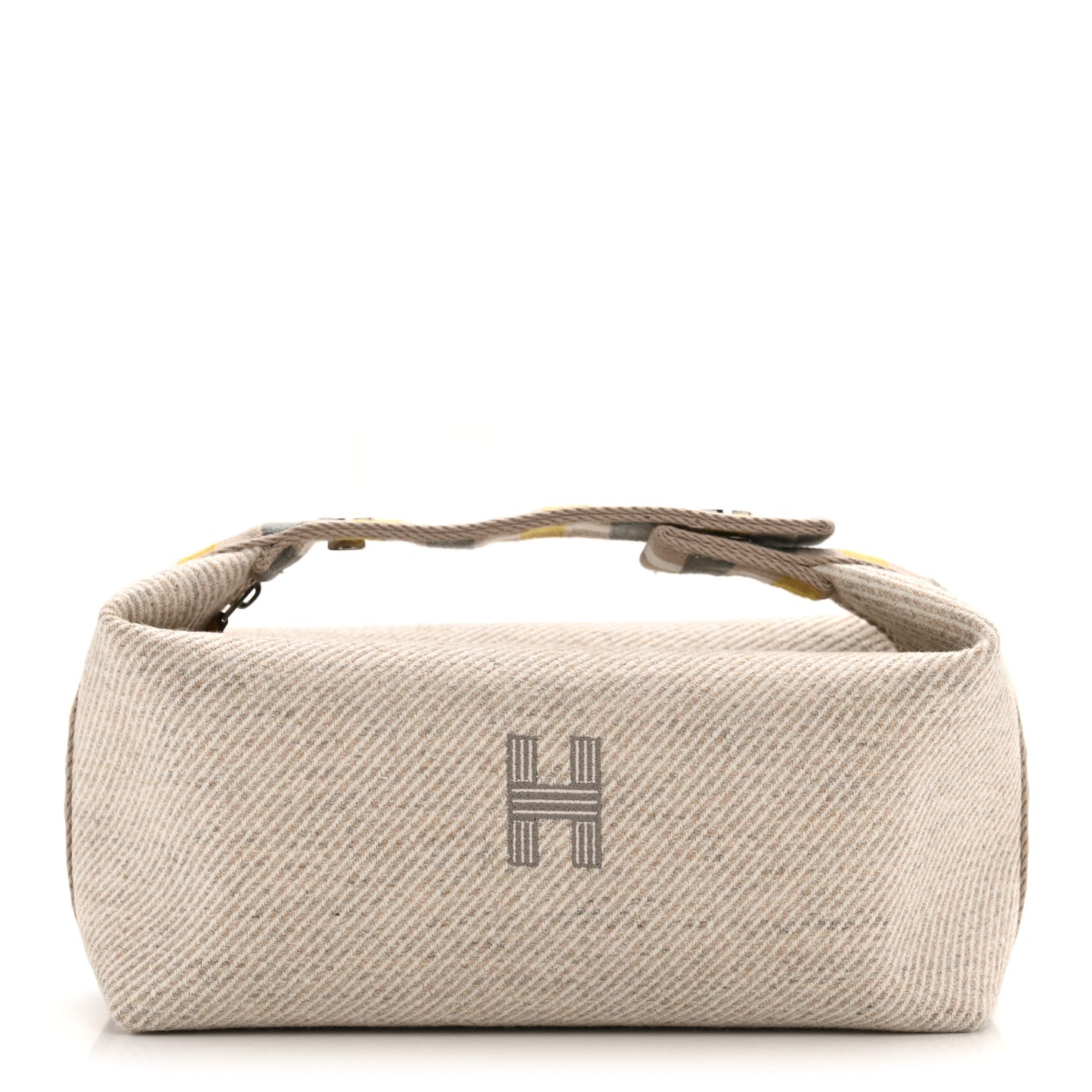 Wool Small Au Carre Bride-A-Brac Pouch Seigle