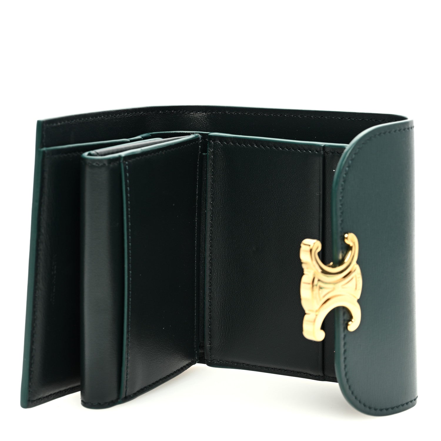 Celine Shiny Calfskin Small Triomphe Wallet Amazone 5 of 7