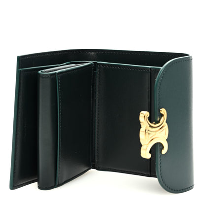 Celine Shiny Calfskin Small Triomphe Wallet Amazone 5 of 7