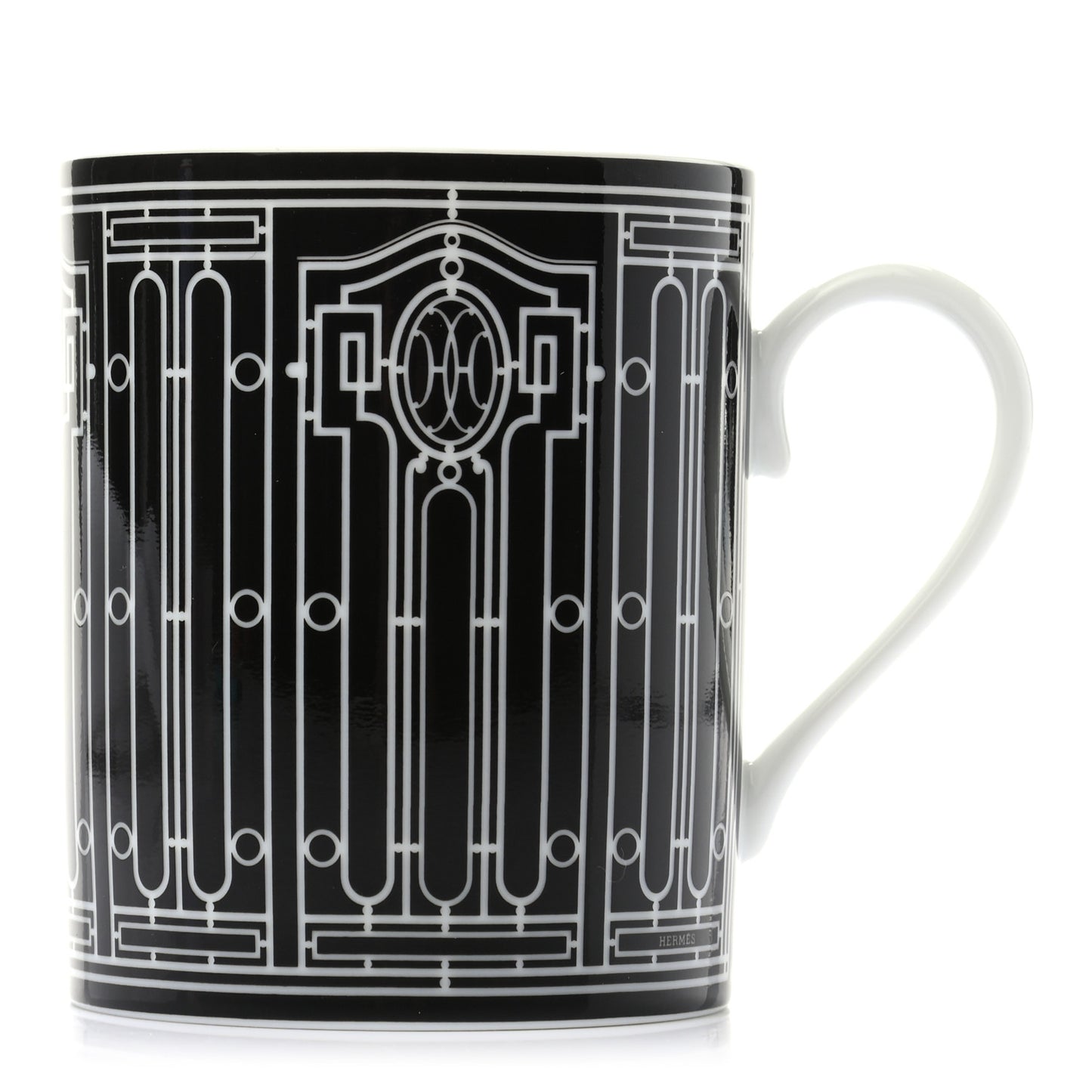 Porcelain H Deco Mug