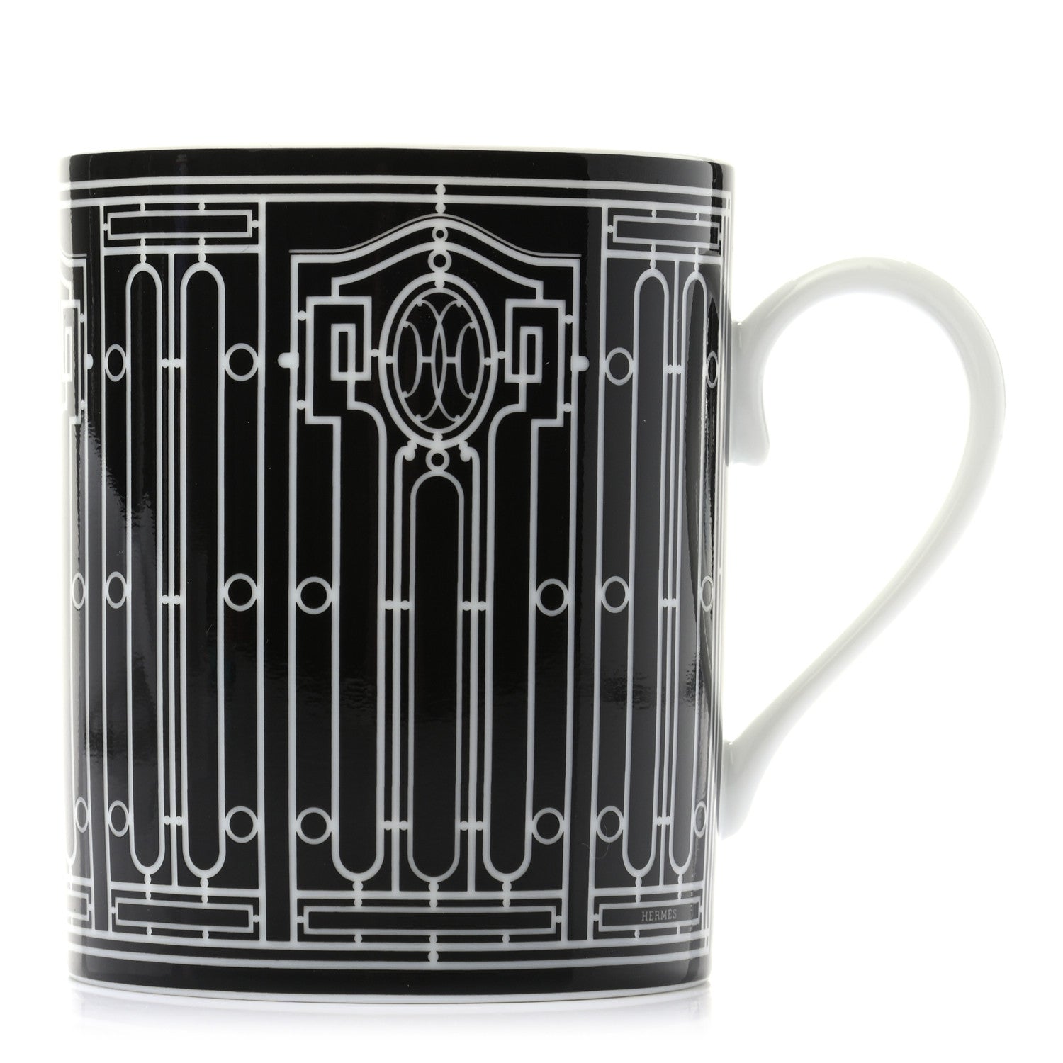 Hermes Porcelain H Deco Mug 3 of 6