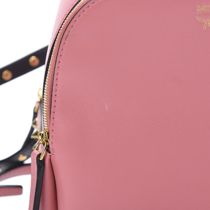 MCM Calfskin Mini Duchess Polke Studs Backpack Pink 13 of 16