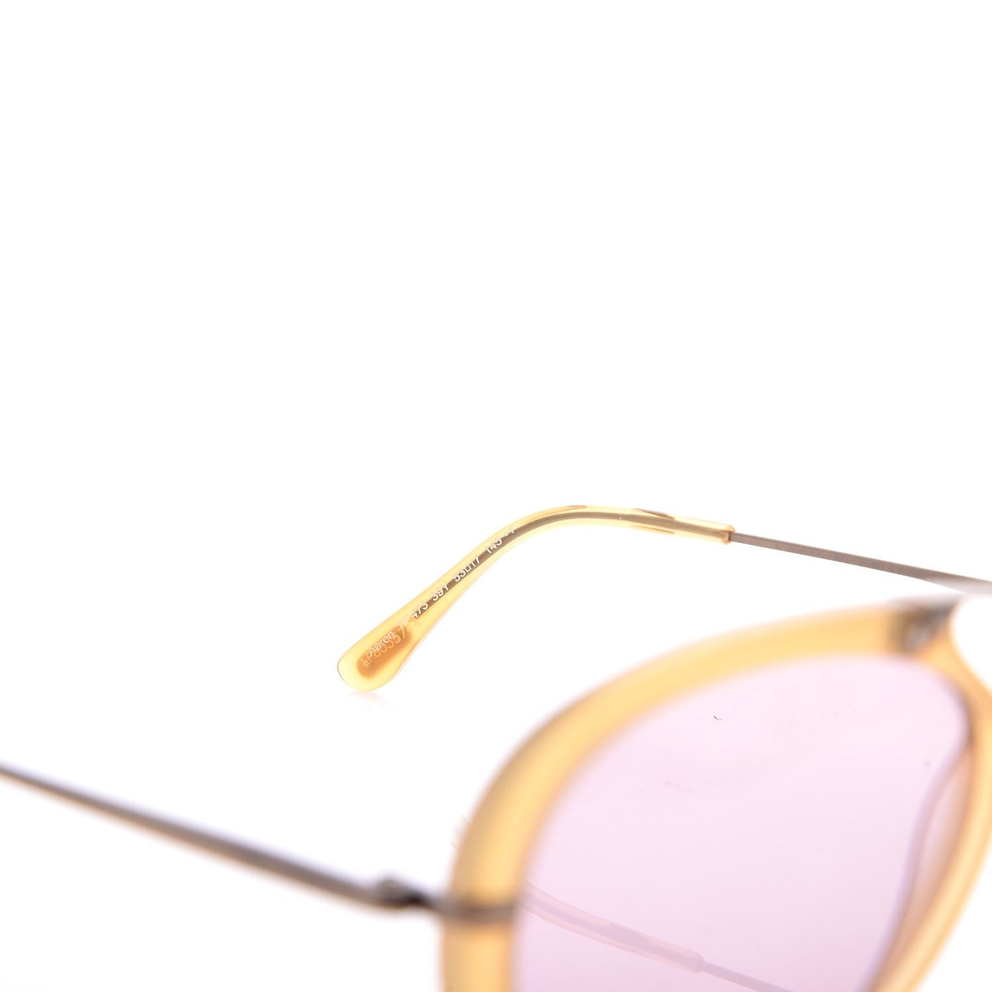 Aaron Aviator Sunglasses TF473 Yellow