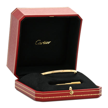 Cartier 18K Yellow Gold Small LOVE Bracelet 19 5 of 5