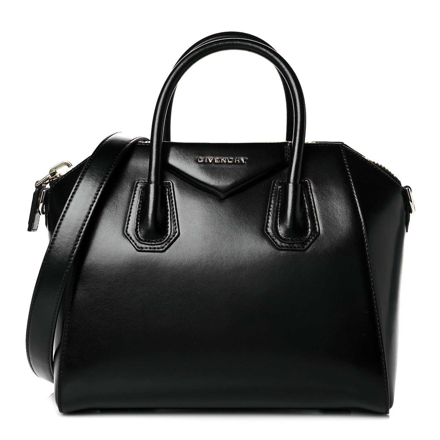 Givenchy Shiny Lord Calfskin Small Antigona Black 1 of 10