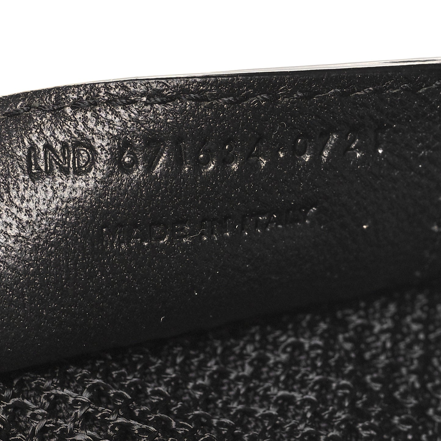 SAINT LAURENT Nylon Mesh Backpack Black