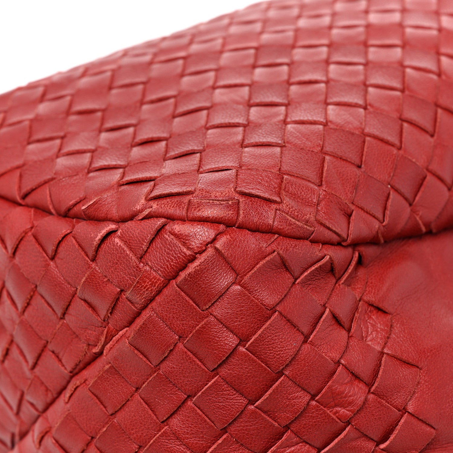 Bottega Veneta Nappa Intrecciato Medium Campana Hobo Red 9 of 15