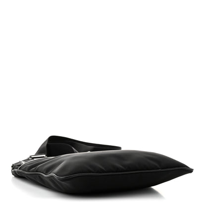Prada Nylon Vela Flat Messenger Bag Black 4 of 10