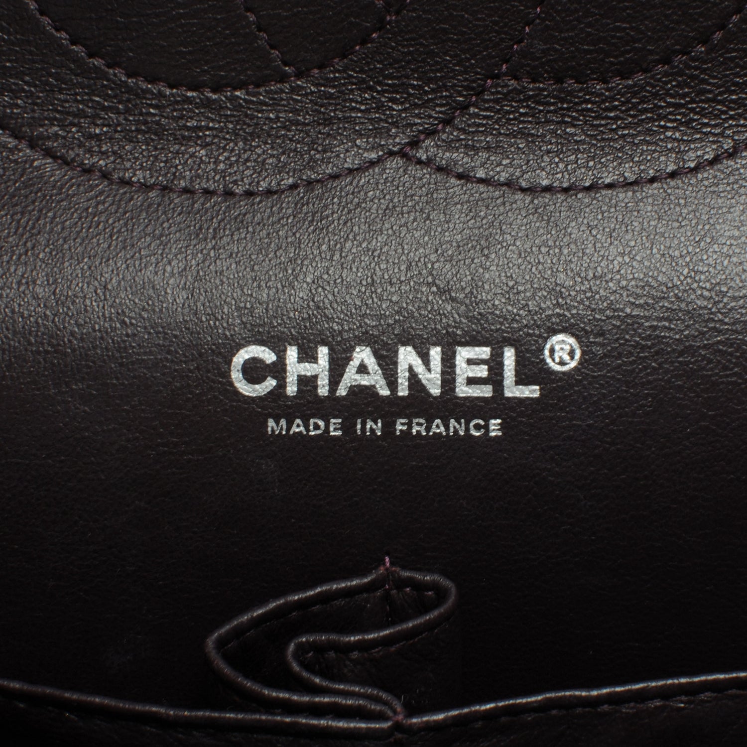 Chanel Lambskin Jumbo Double Flap Plum 7 of 9