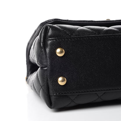 Chanel Caviar Quilted Mini Coco Handle Flap Black 6 of 11