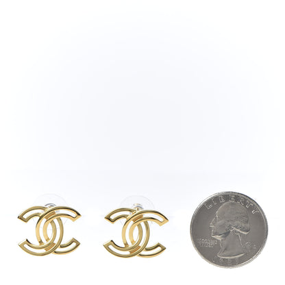 Chanel Metal Obazine CC Earrings Gold 2 of 5