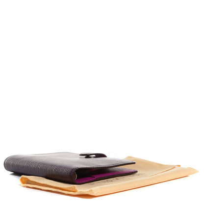 Louis Vuitton Epi Small Ring Agenda Cover Cassis 4 of 7