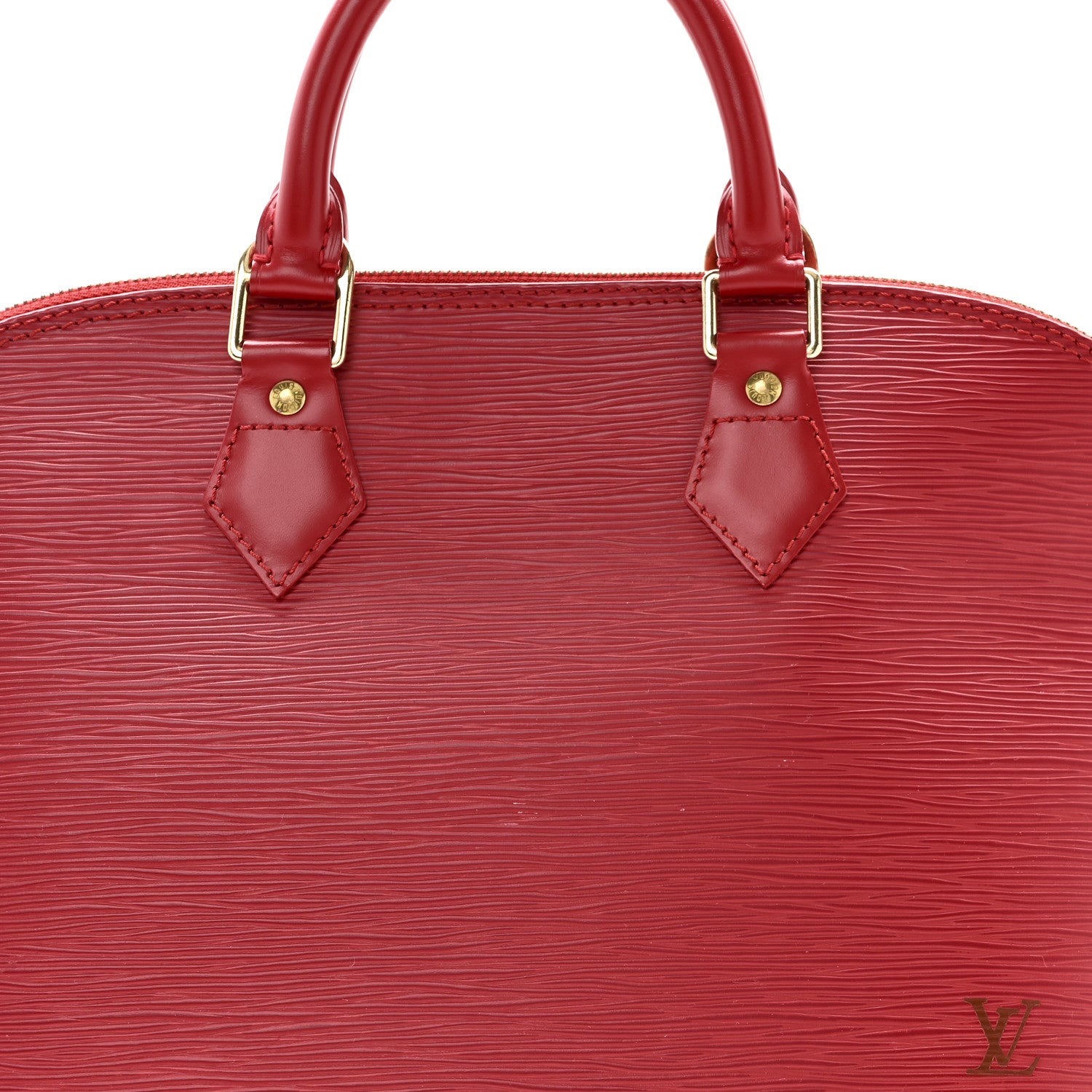 Louis Vuitton Epi Alma PM Castillan Red 7 of 14