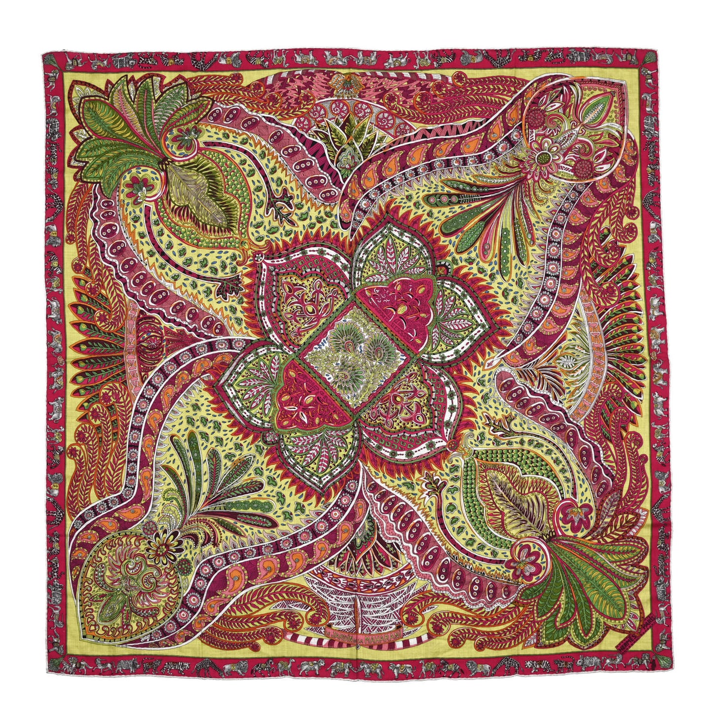 Cashmere Silk Aux Portes Du Palais Shawl 140