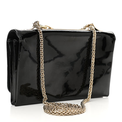 Valentino Garavani Patent Va Va Voom Shoulder Bag Black 3 of 10