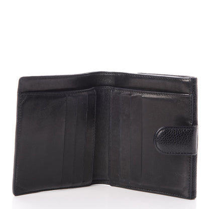 Chanel Caviar Timeless CC Compact French Wallet Black 5 of 8