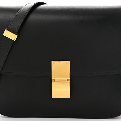 Celine Box Calfskin Medium Classic Box Flap Bag Black 8 of 12