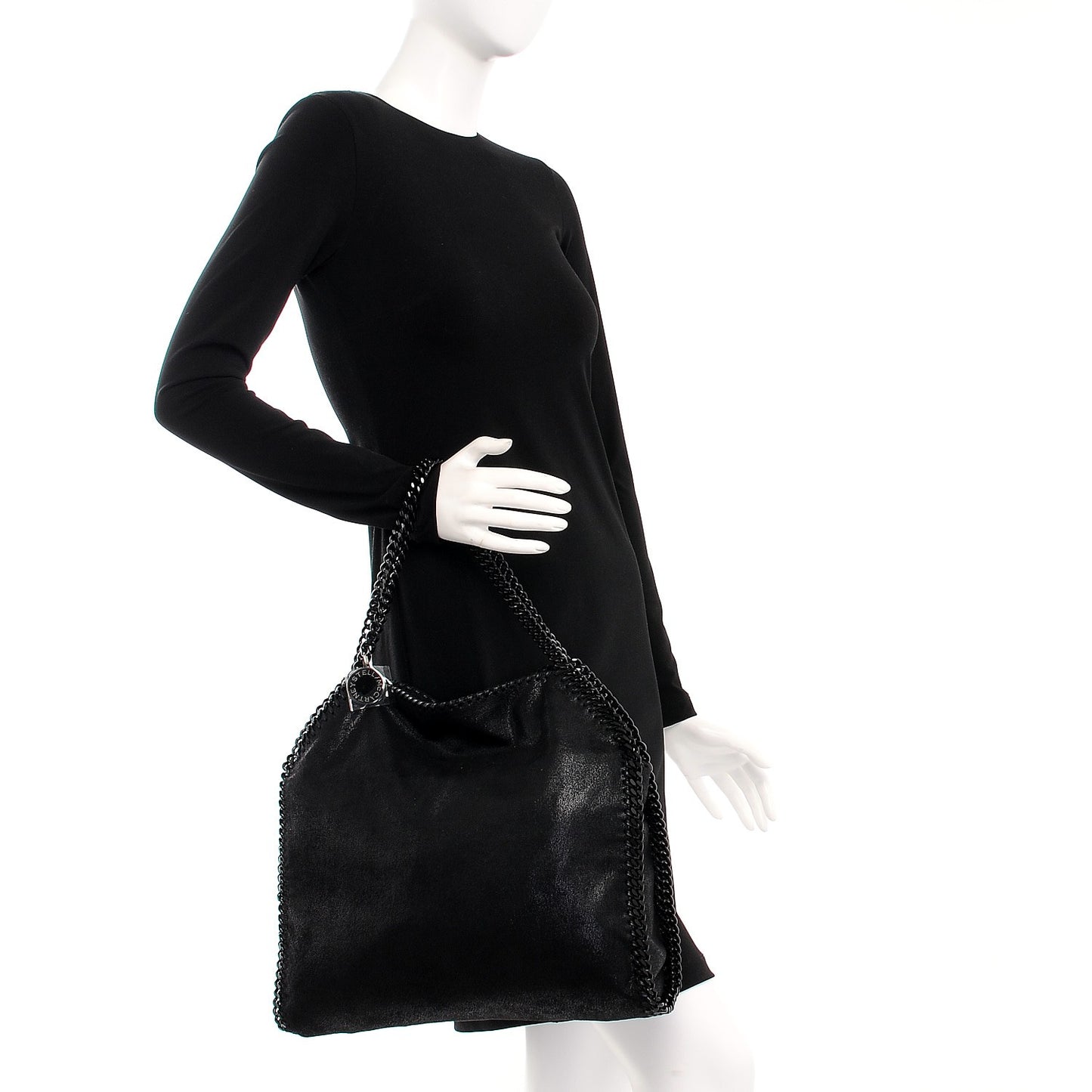 Shaggy Deer Falabella Tote Black