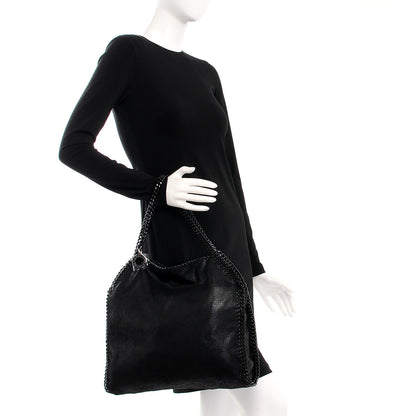 Stella McCartney Shaggy Deer Falabella Tote Black 2 of 8