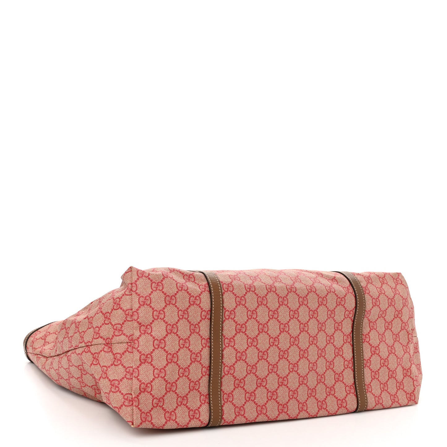 GG Supreme Monogram Large Nice Tote Red