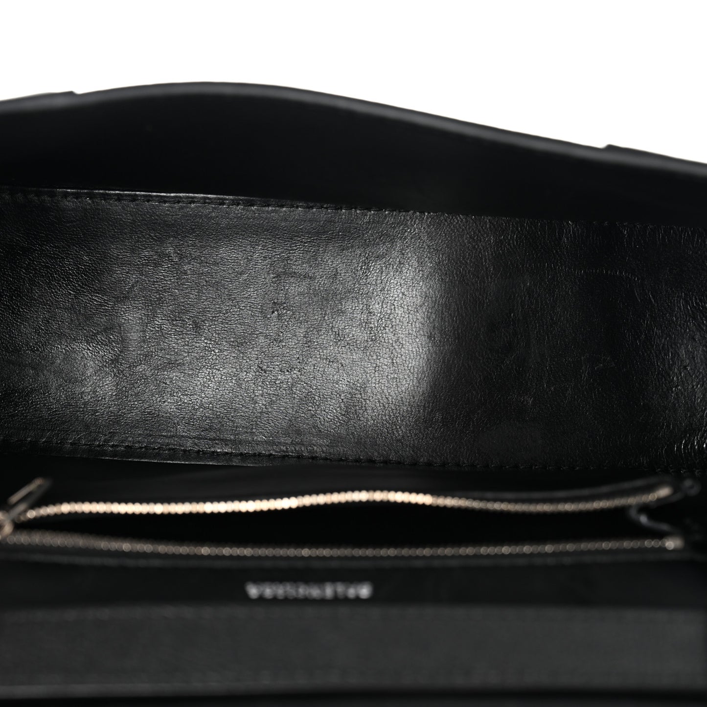 Grained Calfskin Small Hourglass Sling Shoulder Bag Black